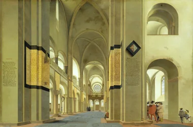 Innenraum der Marienkirche in Utrecht, 1638